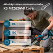 Johdoton Mini Moottorisaha KS MCS20V-8 Kotelo thumbnail