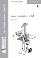 Fendeuses à bois KS 8THE V 55/40, KS 12THE V 65/40