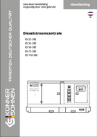 Diesel krachtcentrale KS 22-3BE, KS 35-3BE, KS 50-3BE, KS 72-3BE, KS 110-3BE
