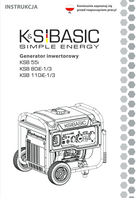Generator inwertorowy KSB 55i, KSB 80iE-1/3, KSB 110iE-1/3