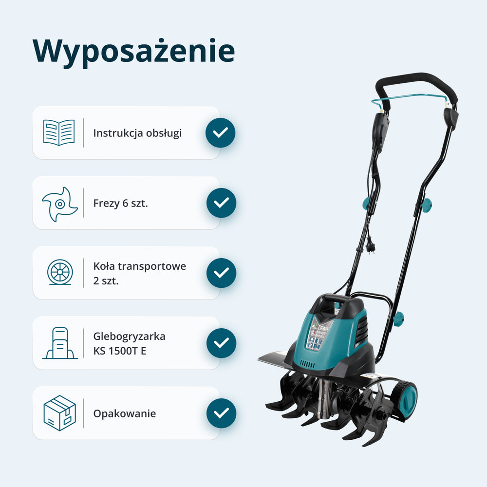 Glebogryzarka elektryczna KS 1500T E