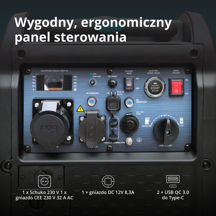 Inwerterowy generator LPG/benzyna KS 5500iEG S