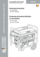 Generator pe benzină. Generator pe benzina bicilindru
