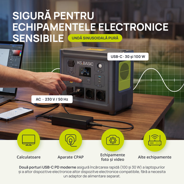 Stație de încărcare portabilă KSB 800PS