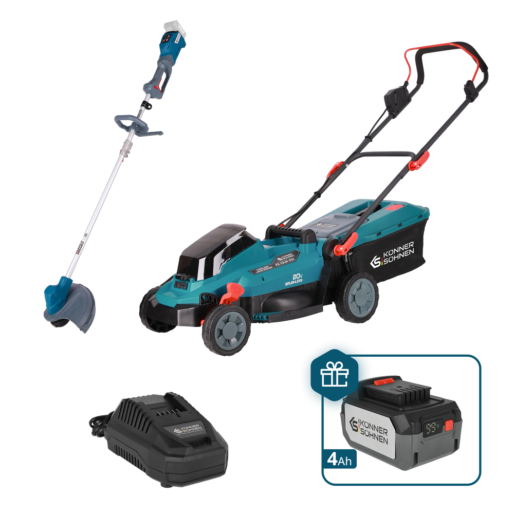 Akcyjny zestaw do pielęgnacji trawnika KS 33LM-BCT20V-SET