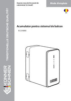 Acumulator pentru sistemul solar de balcon KS 2240BSB
