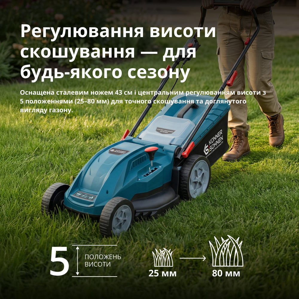 Електрична газонокосарка KS 43LM20