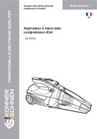 Aspirateur à main avec compresseur d’air KS VCP30