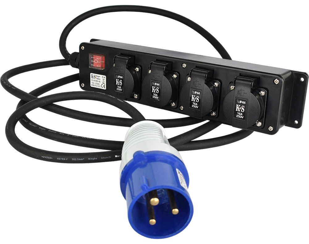 Steckdosenadapter KS EX3M-4S