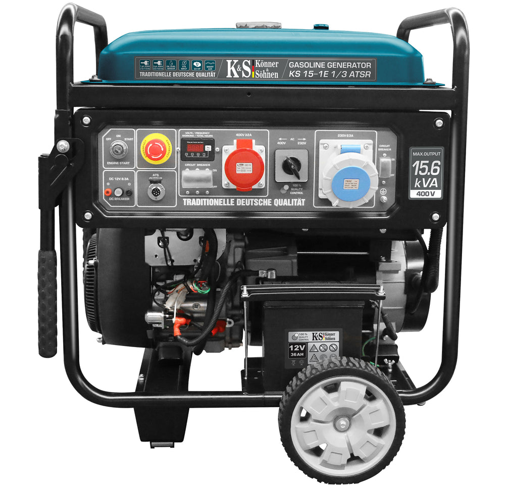 Bensindriven generator 'Könner & Söhnen' KS 15-1E 1/3 ATSR