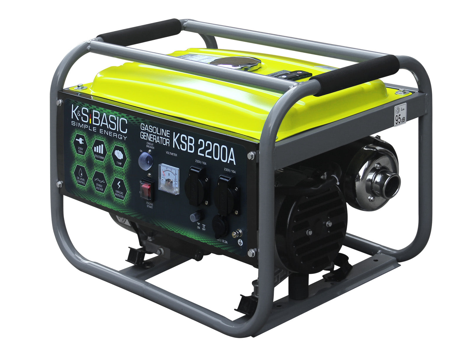 Bensiinikäyttöinen generaattori 'K&S BASIC' KSB 2200A