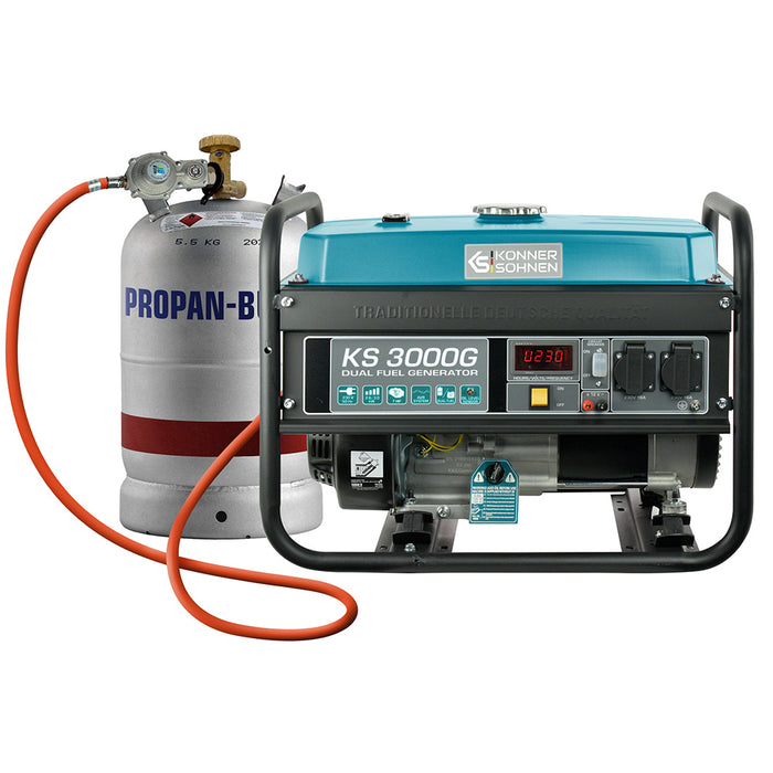 LPG/bensingenerator "Könner & Söhnen" KS 3000G