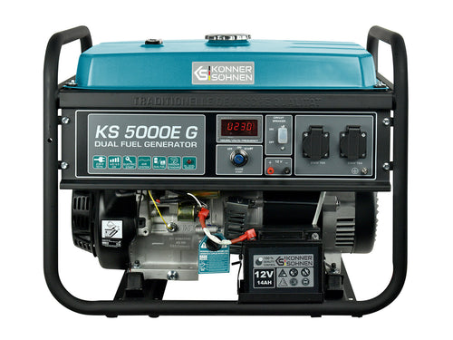 LPG/benzínový generátor „Könner & Söhnen“ KS 5000E G