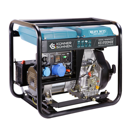 Groupe électrogène diesel "Könner & Söhnen" KS 6100HDE (EURO V)