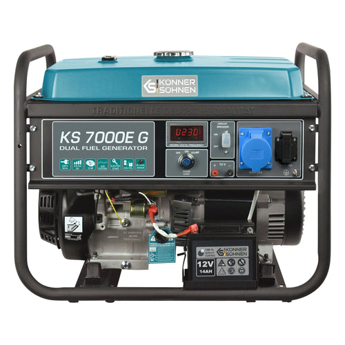 LPG/benzínový generátor „Könner & Söhnen“ KS 7000E G