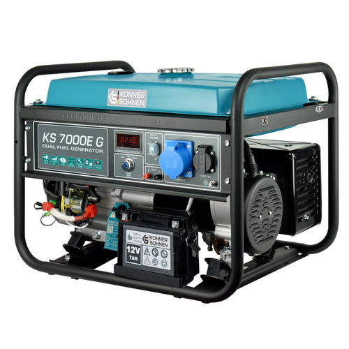 LPG/benzínový generátor „Könner & Söhnen“ KS 7000E G