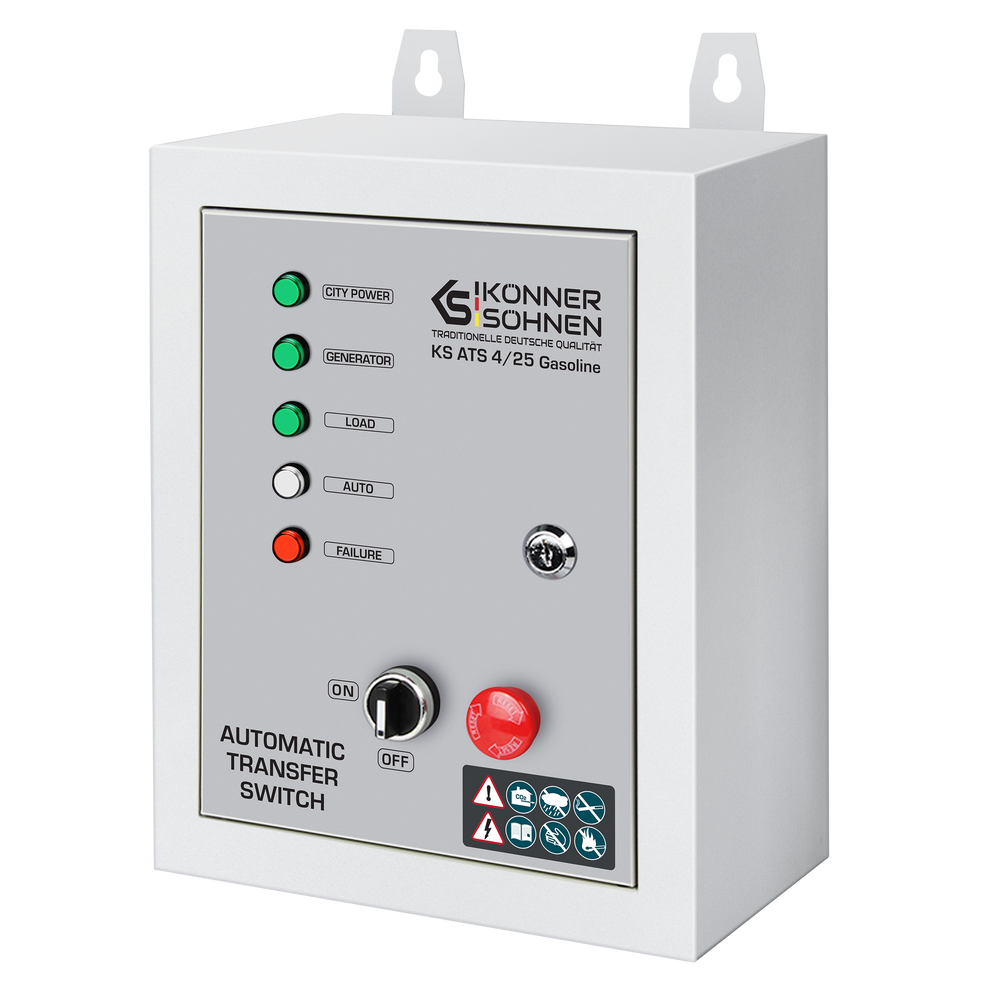 Automatische Transfer Schakelaar KS ATS 4/25 Gasoline