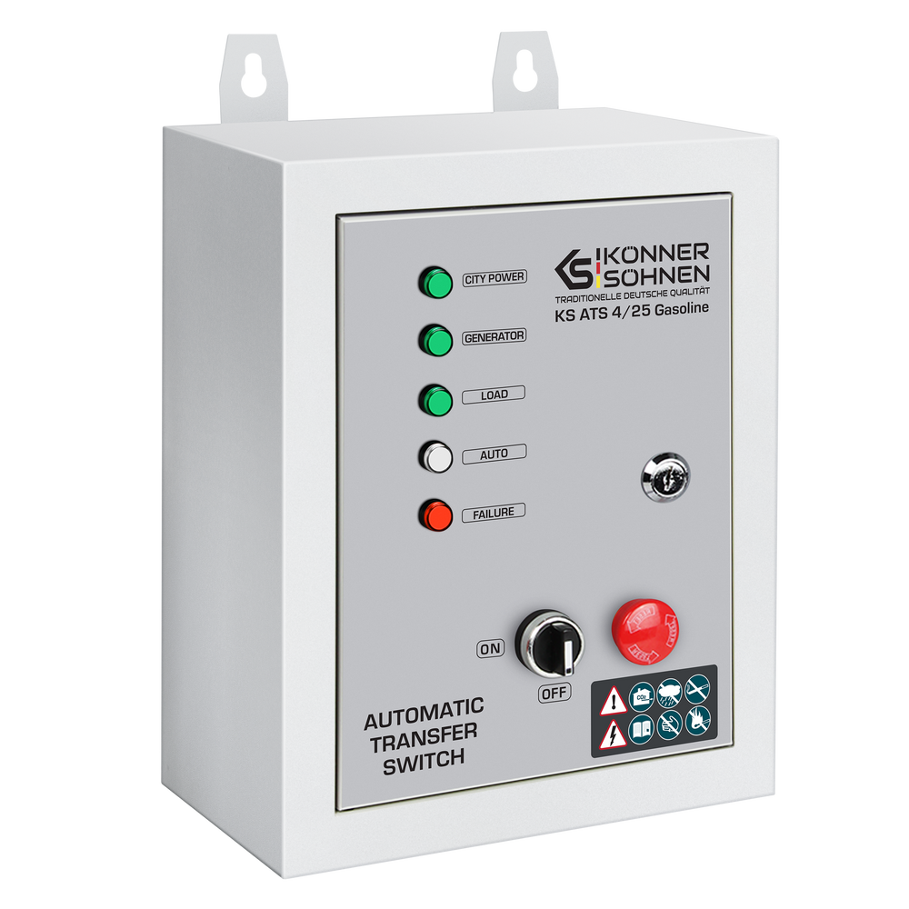 Automatische Transfer Schakelaar KS ATS 4/25 Gasoline