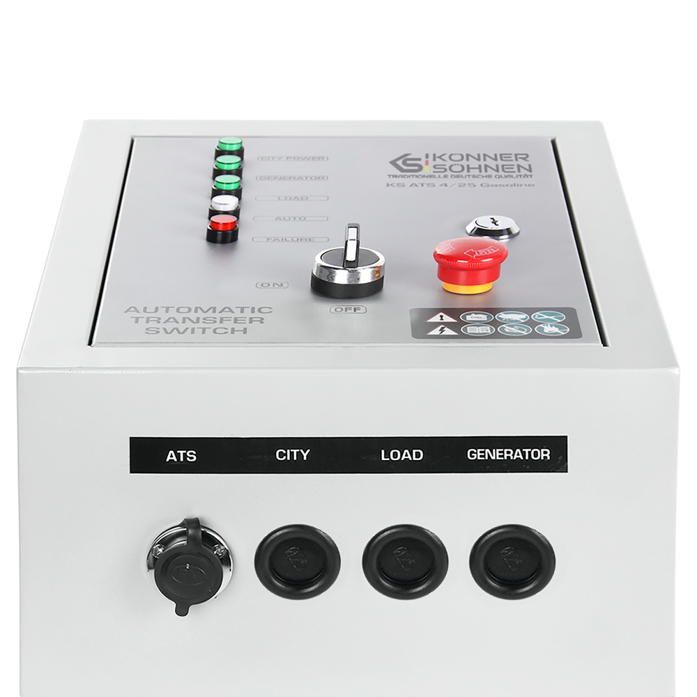 Automatische Transfer Schakelaar KS ATS 4/25 Gasoline