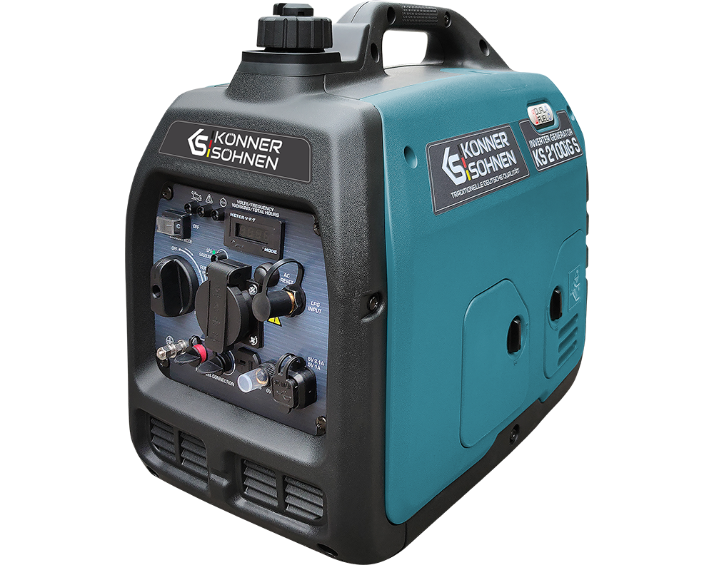 Invertorový generátor na LPG/benzín KS 2100iG S