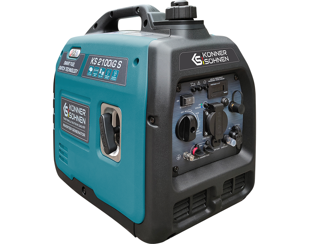 Invertorový generátor na LPG/benzín KS 2100iG S