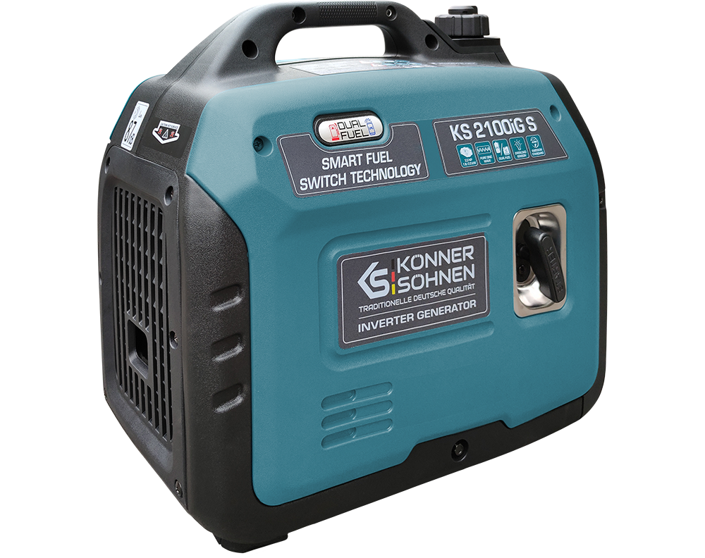 Invertorový generátor na LPG/benzín KS 2100iG S