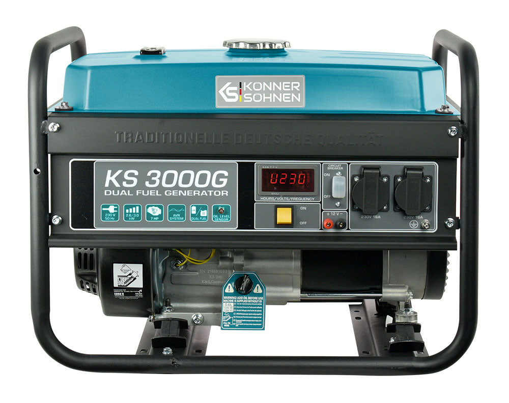 LPG/bensingenerator "Könner & Söhnen" KS 3000G