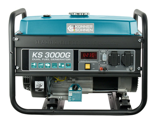 LPG/Benzínový generátor „Könner & Söhnen“ KS 3000G