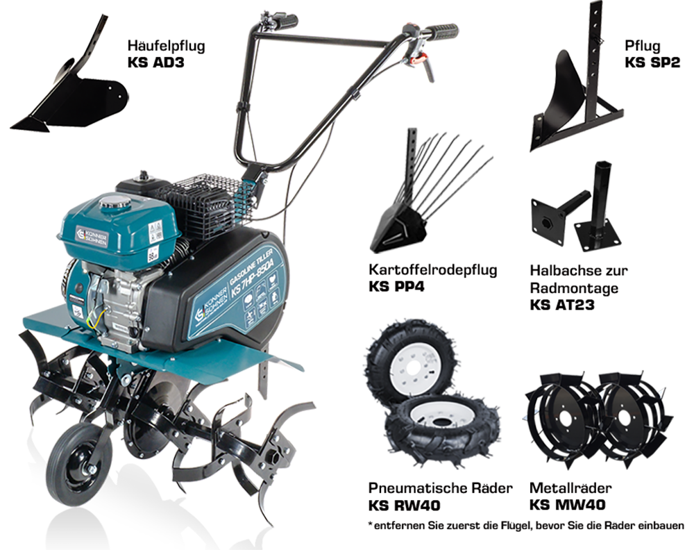 Бензинов култиватор KS 7HP-850A